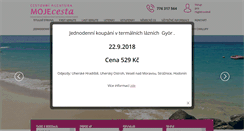 Desktop Screenshot of mojecesta.cz